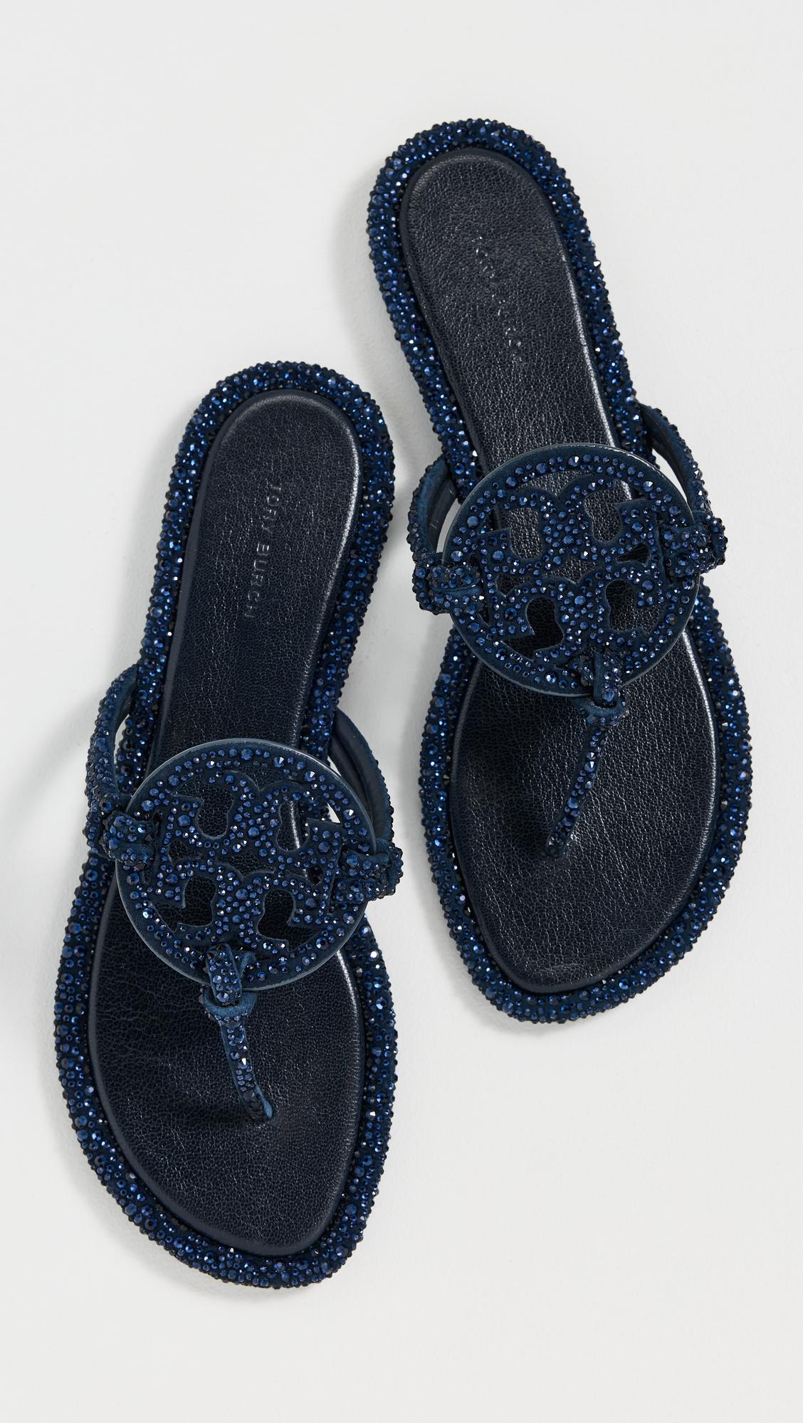 miller knotted crystal sandals