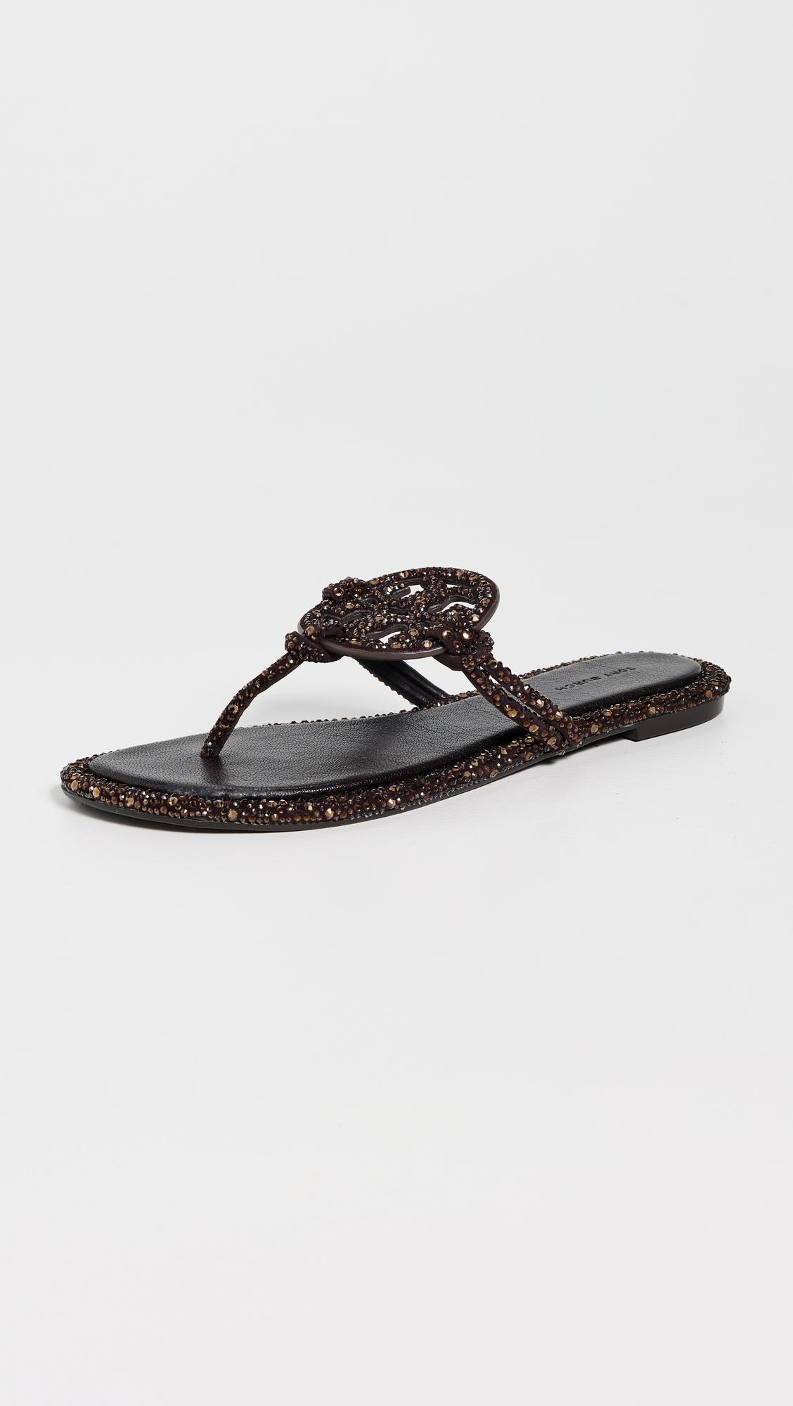 miller knotted crystal sandals