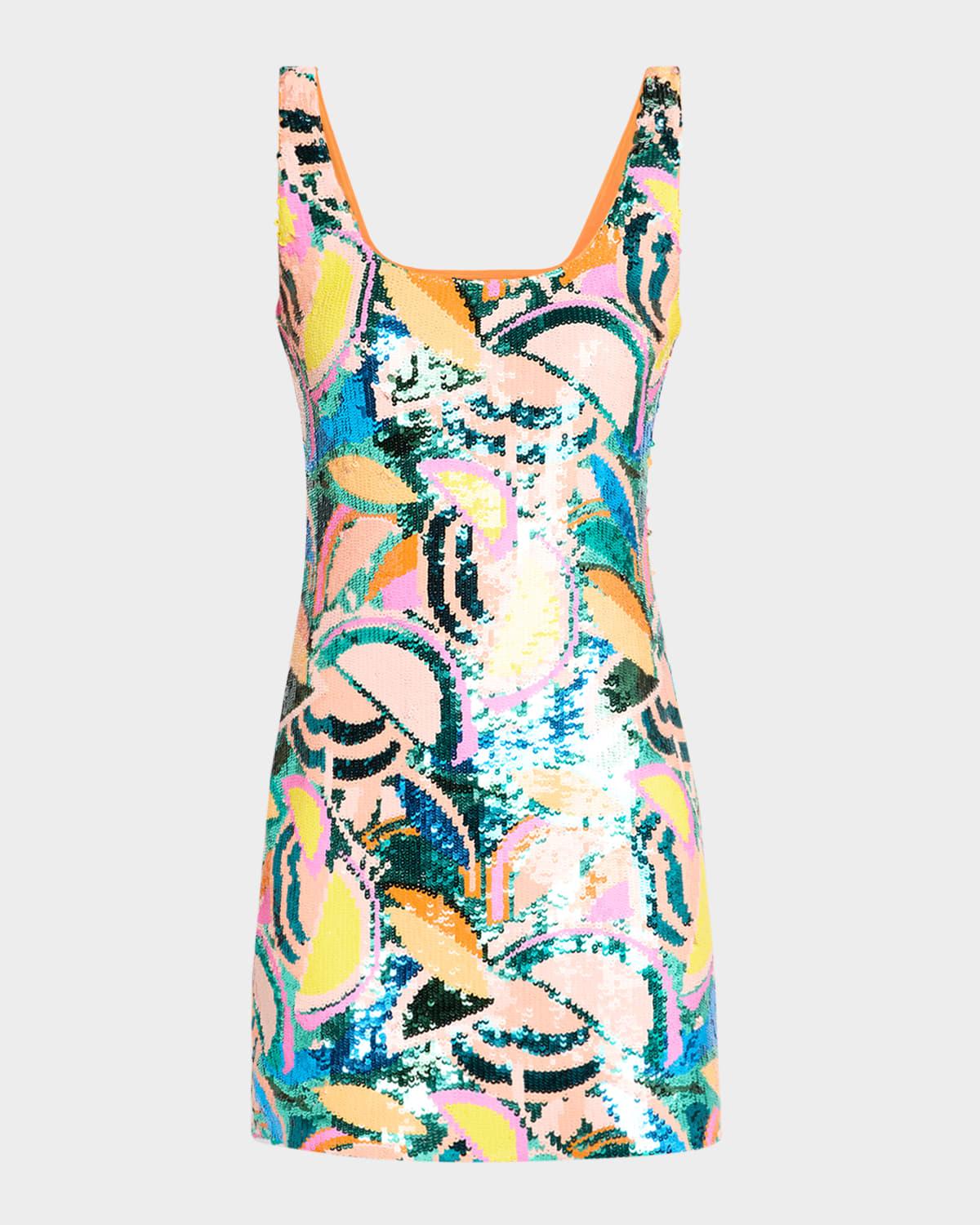 miller sequined mini dress