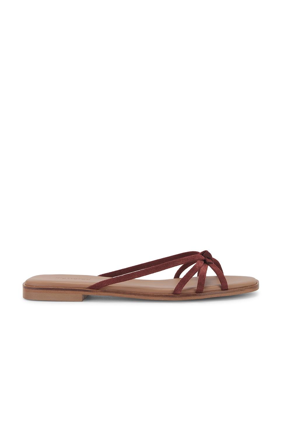 mimosa leather suede sandal
