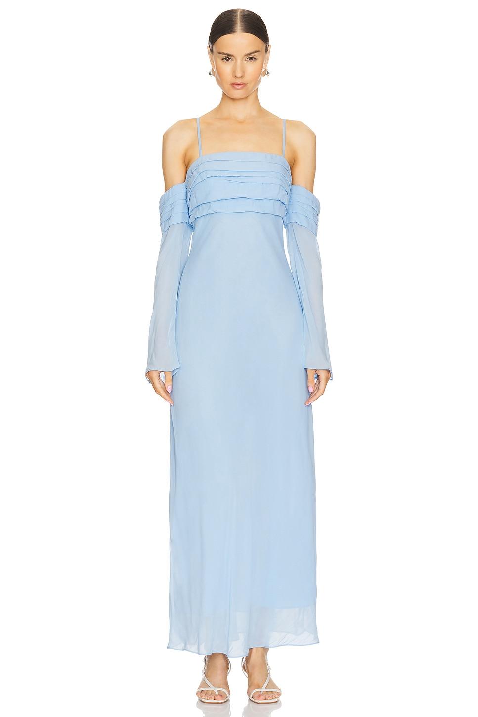 minette chiffon maxi dress