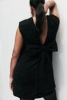 mini dress with bow at back