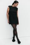 mini dress with bow at back