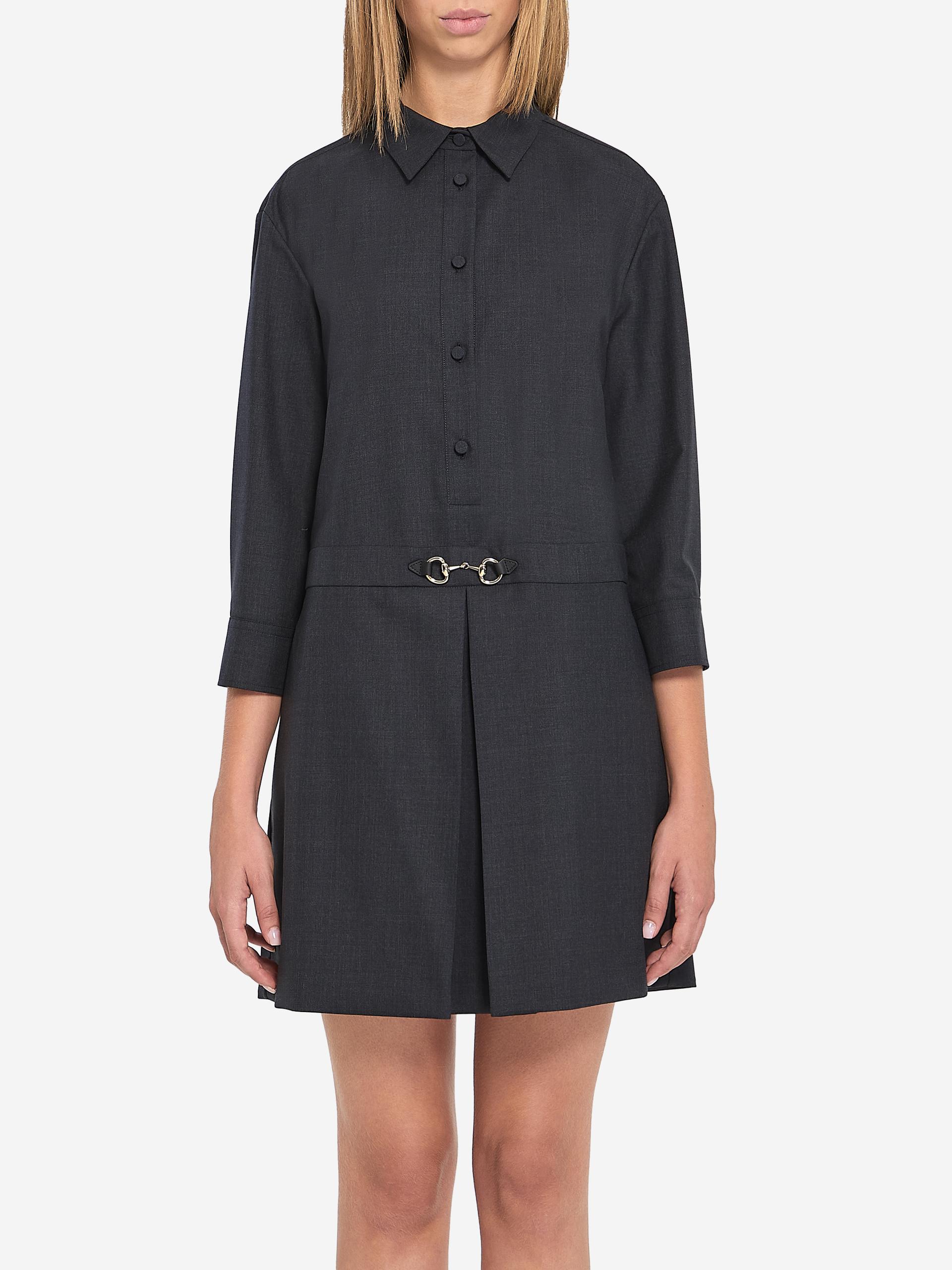 mini dress with horsebit