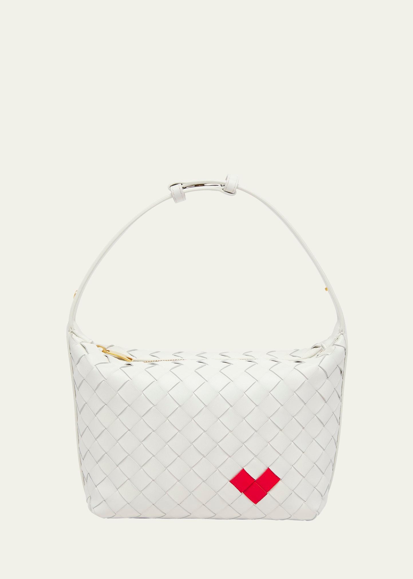 mini heart intrecciato shoulder bag