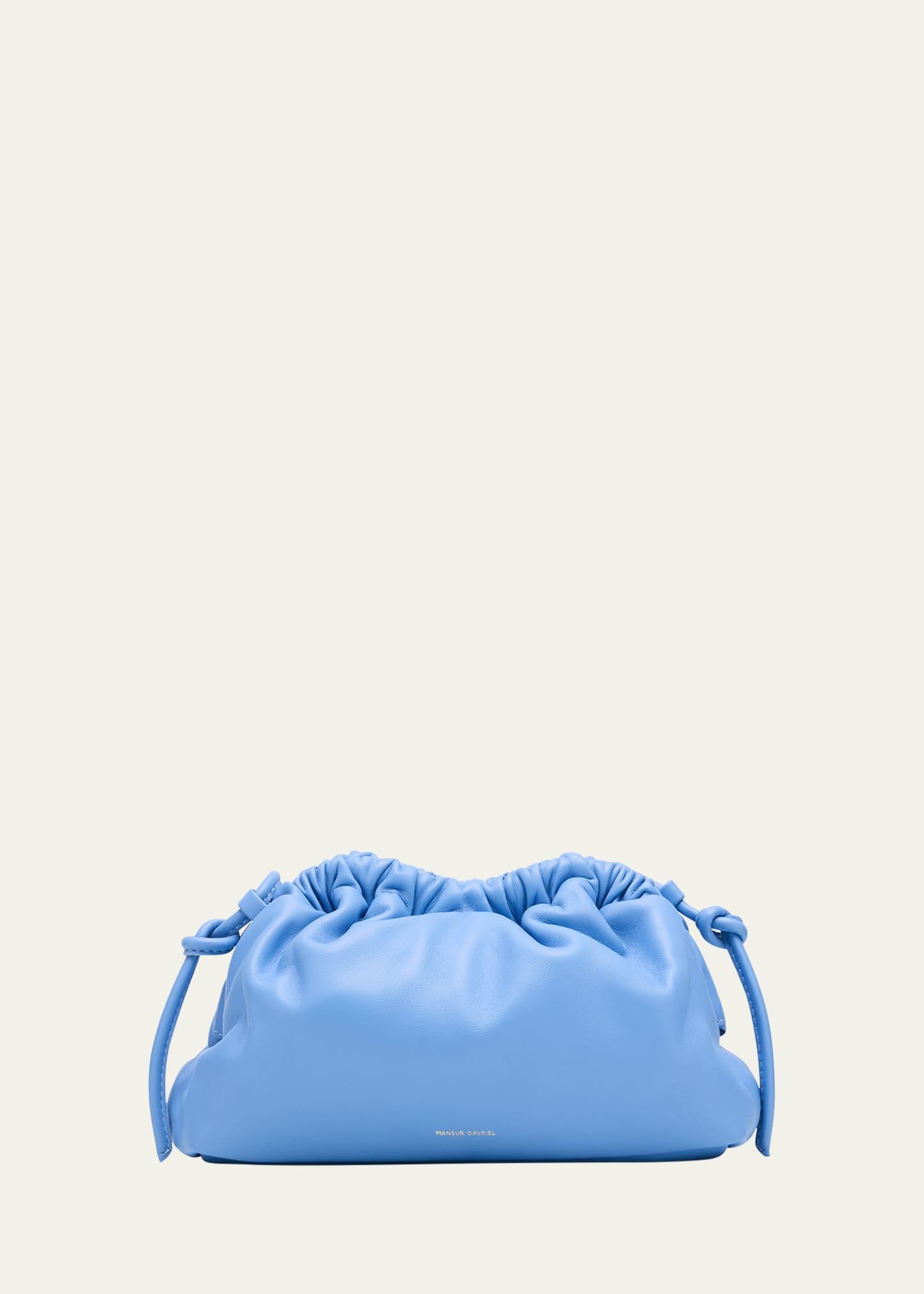 mini lambskin cloud clutch bag