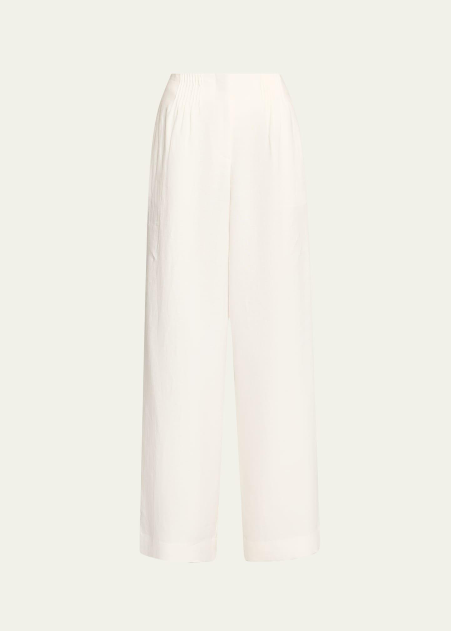 mini pleat trousers
