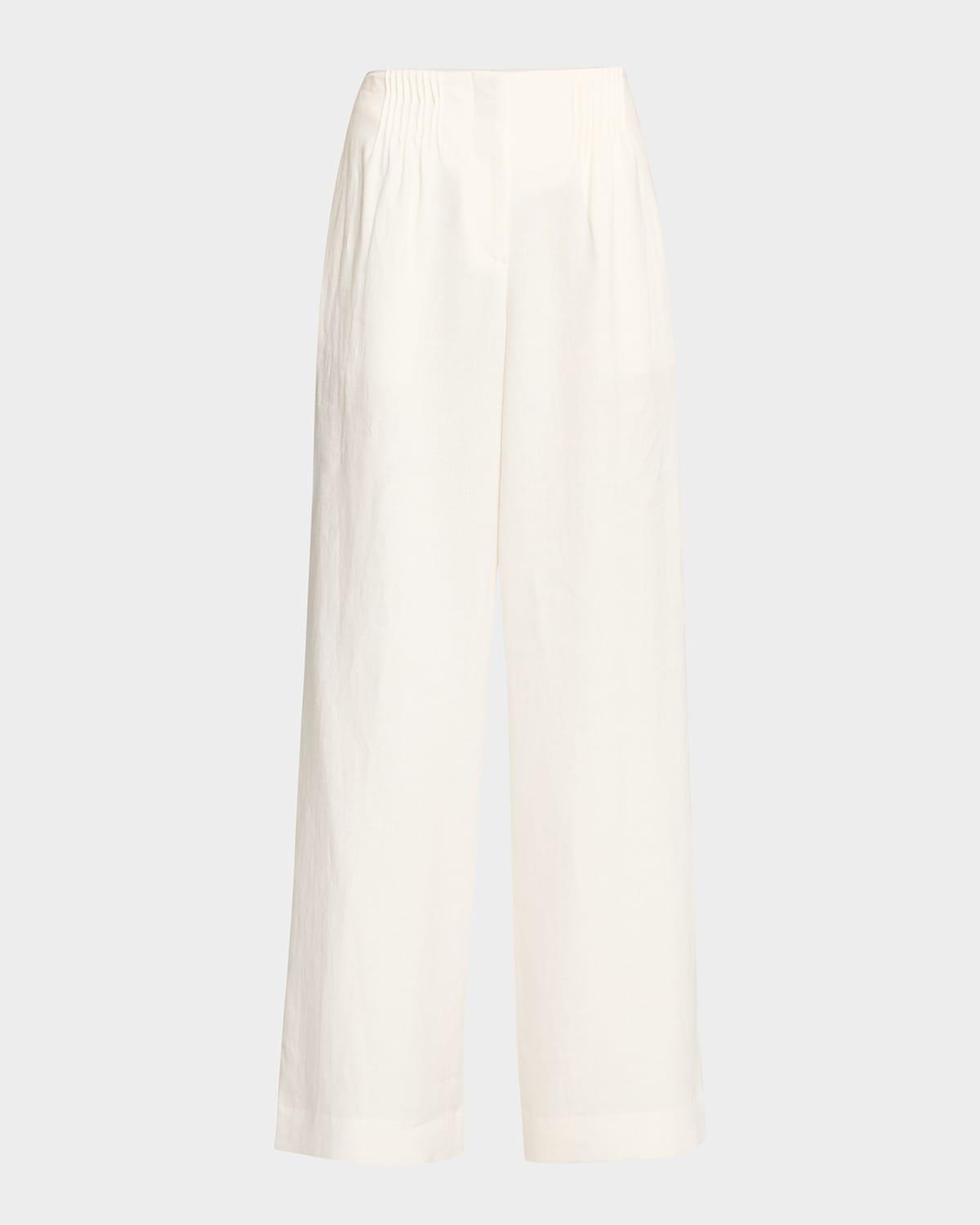 mini pleat trousers