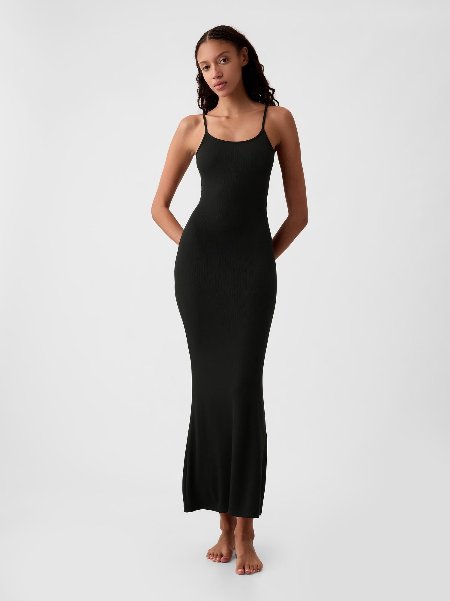 mini rib pj maxi dress