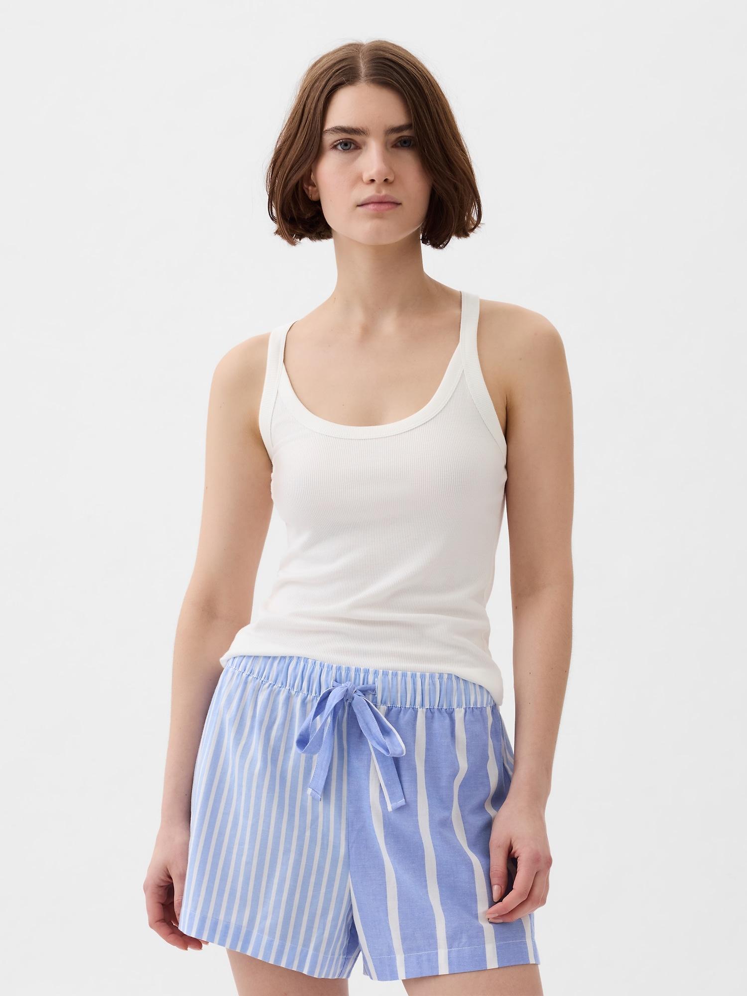 mini rib pj tank top