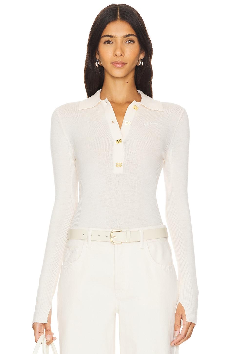 mini ribbed merino polo