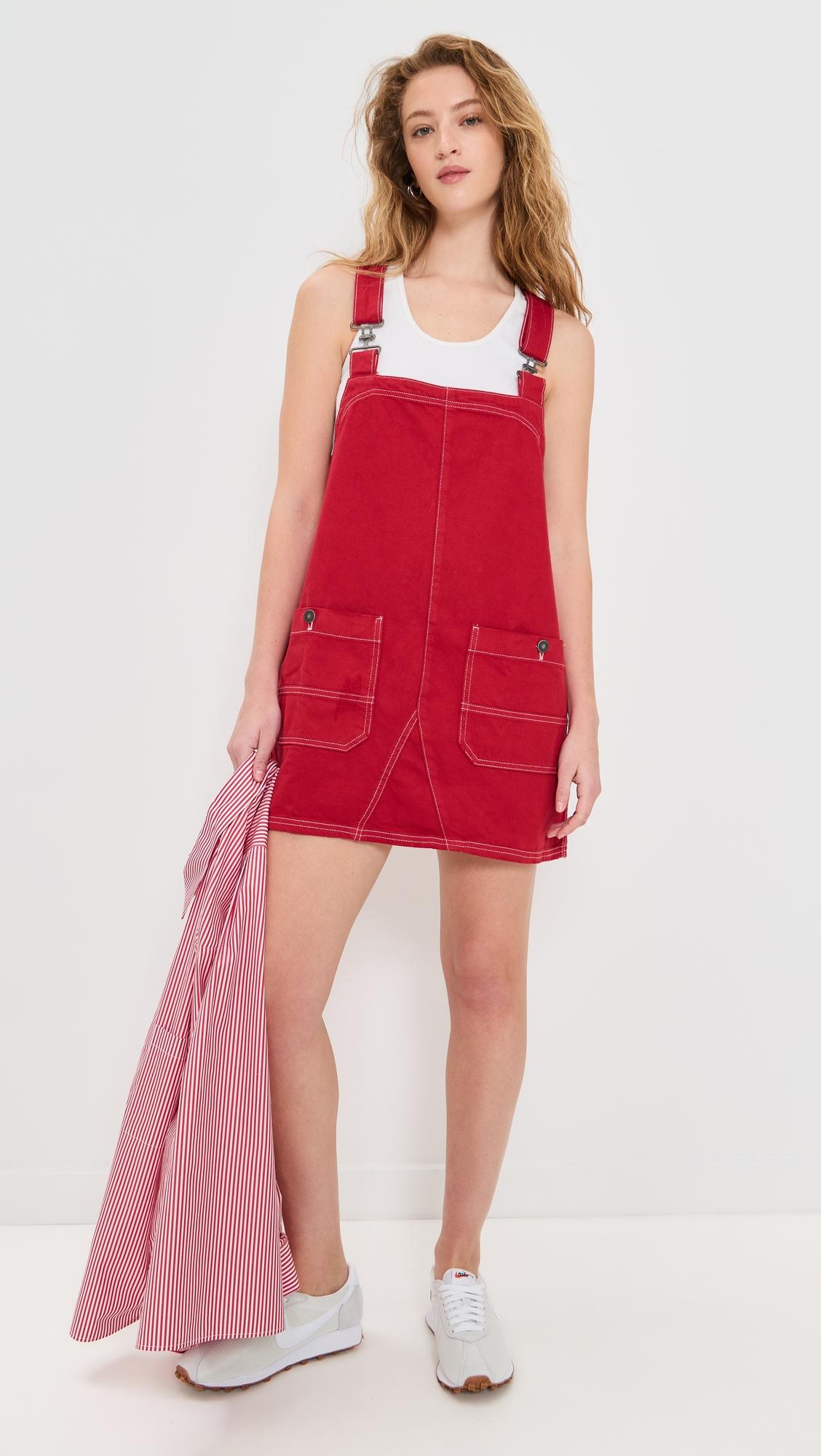 mini smock overalls