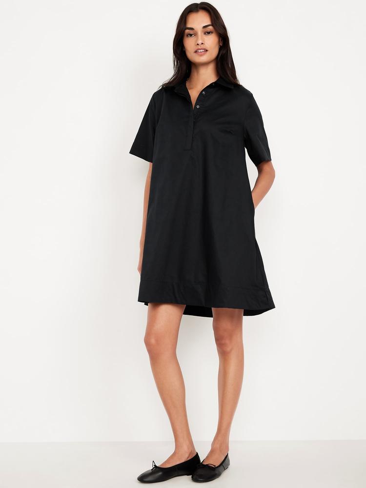 mini swing shirt dress