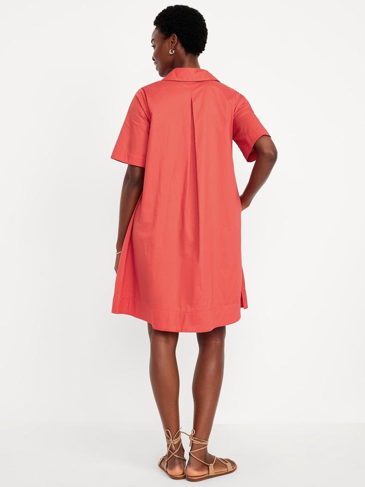 mini swing shirt dress