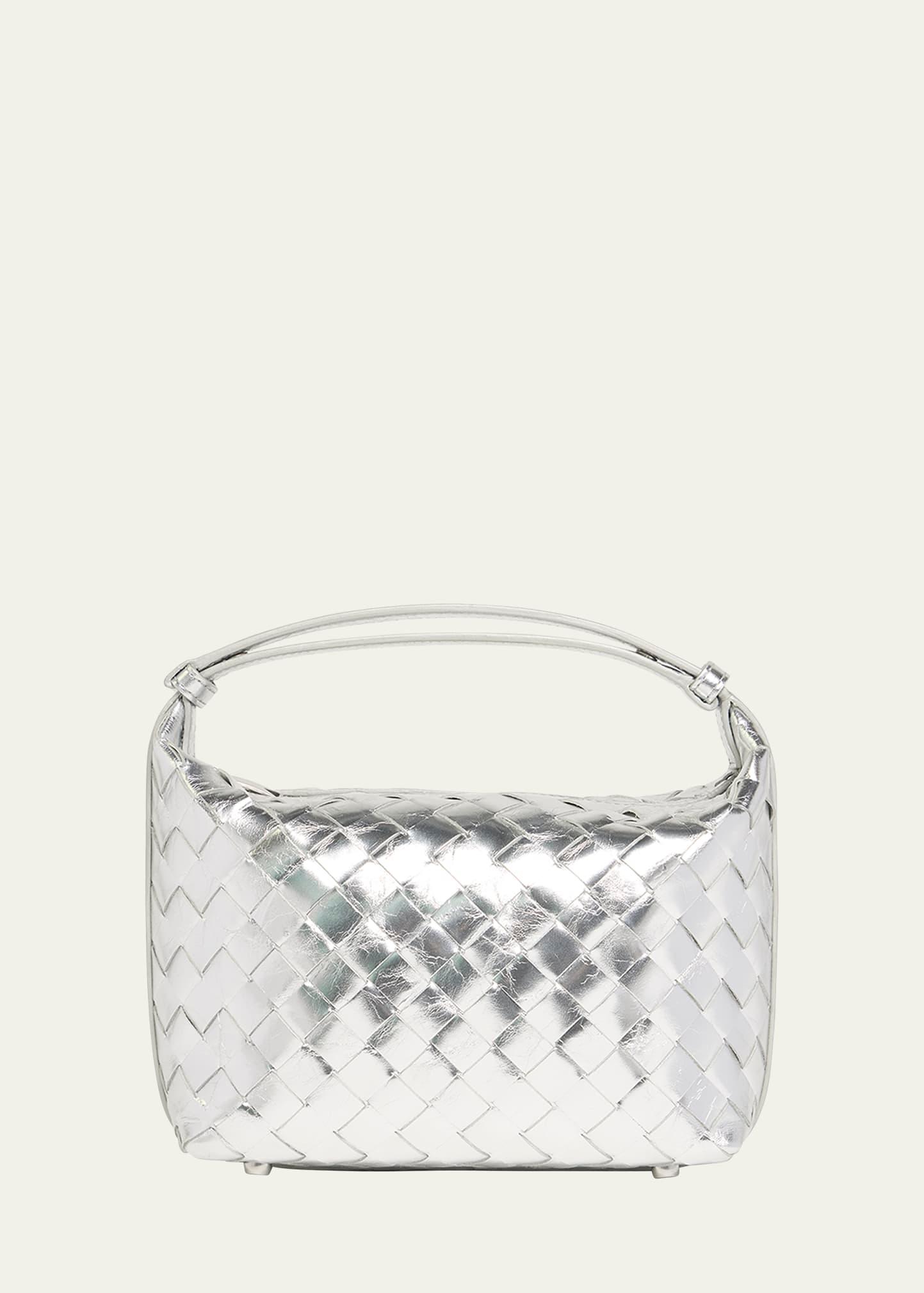 mini wallace metallic leather shoulder bag