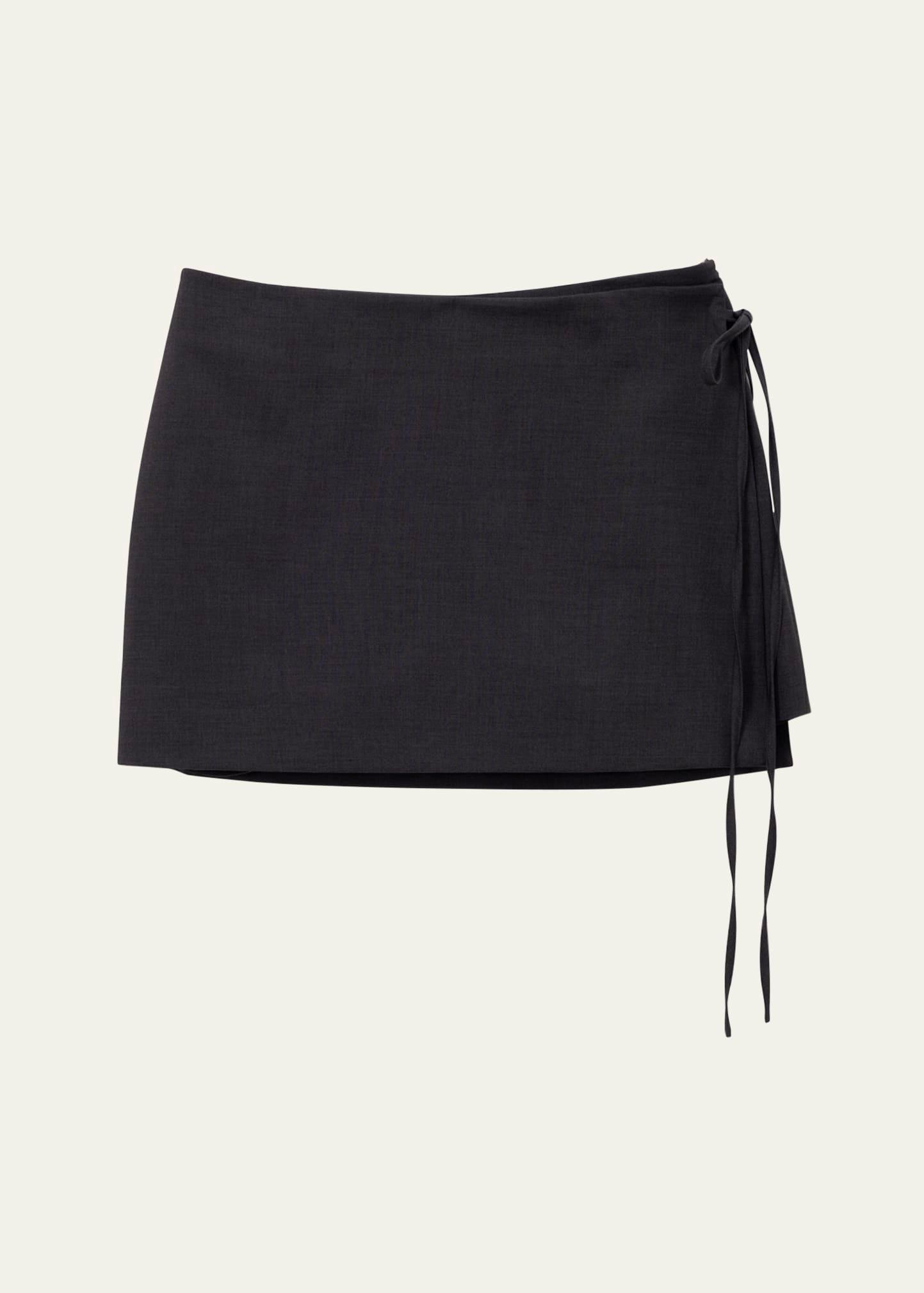 mini wrap skirt