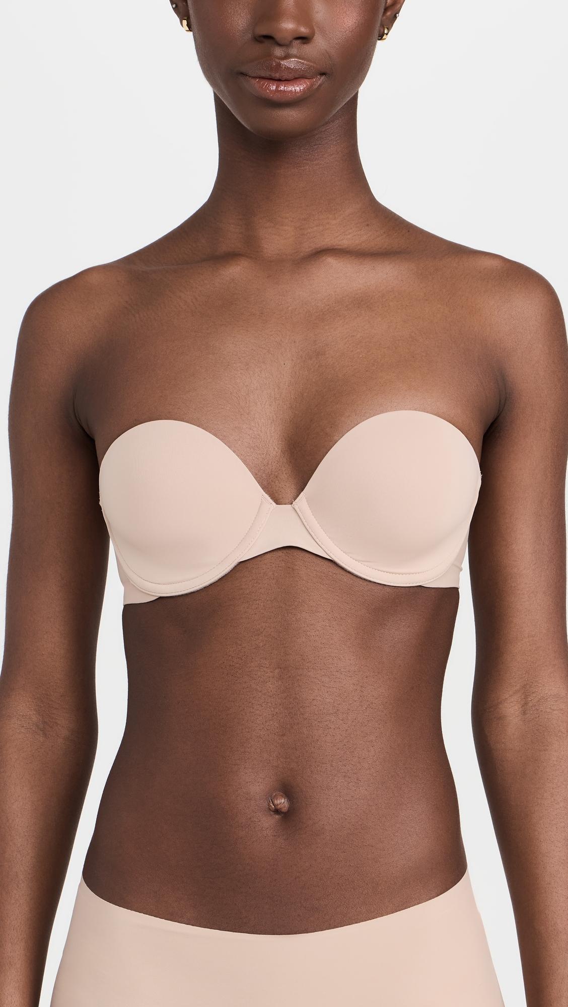 minimal strapless bra