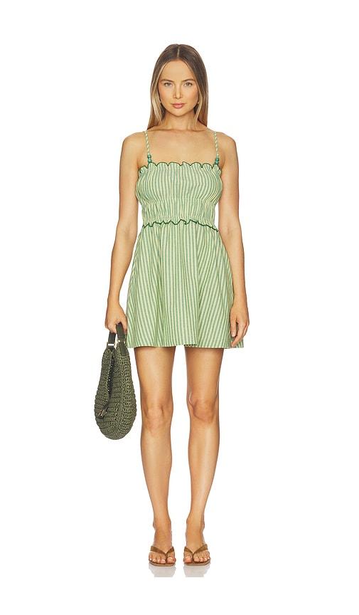 minkpink capri mini dress in green.