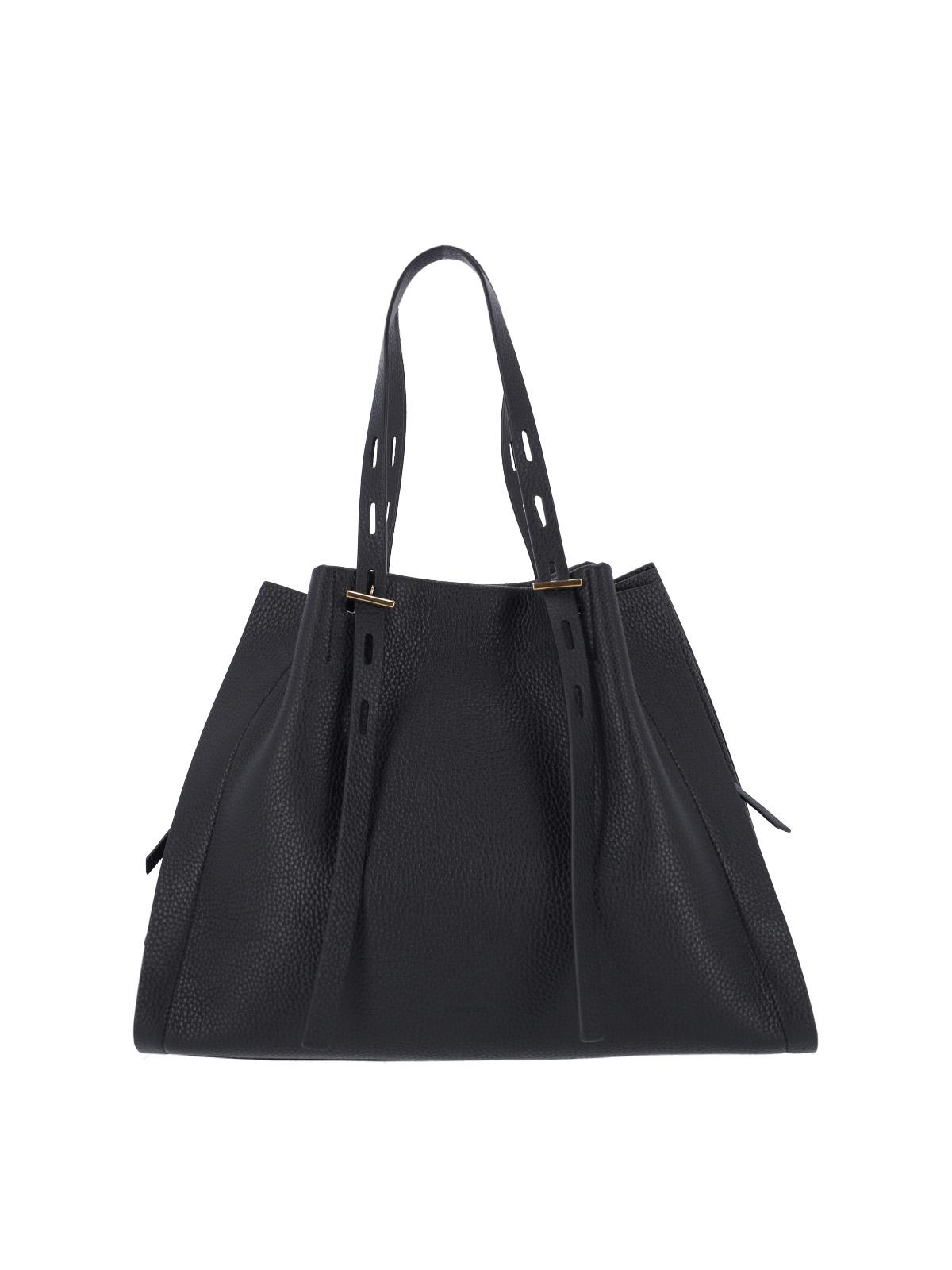 minobossi bags black leather - women