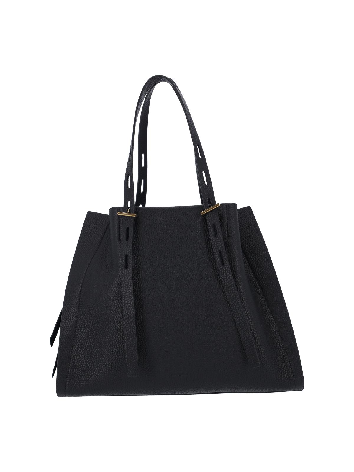 minobossi bags black leather - women