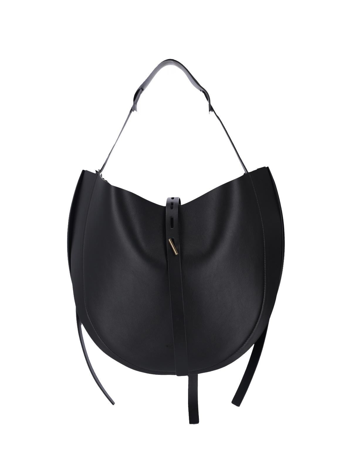 minobossi bags black leather - women
