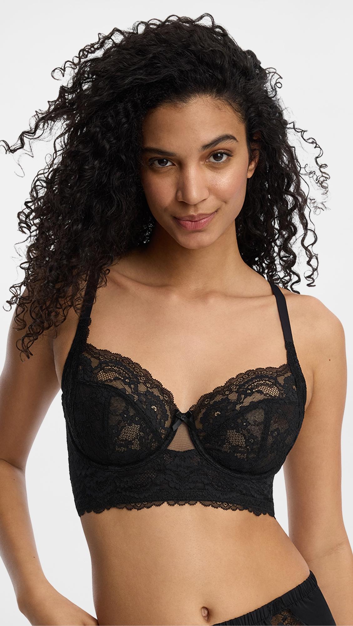 minx side support longline underwire bra