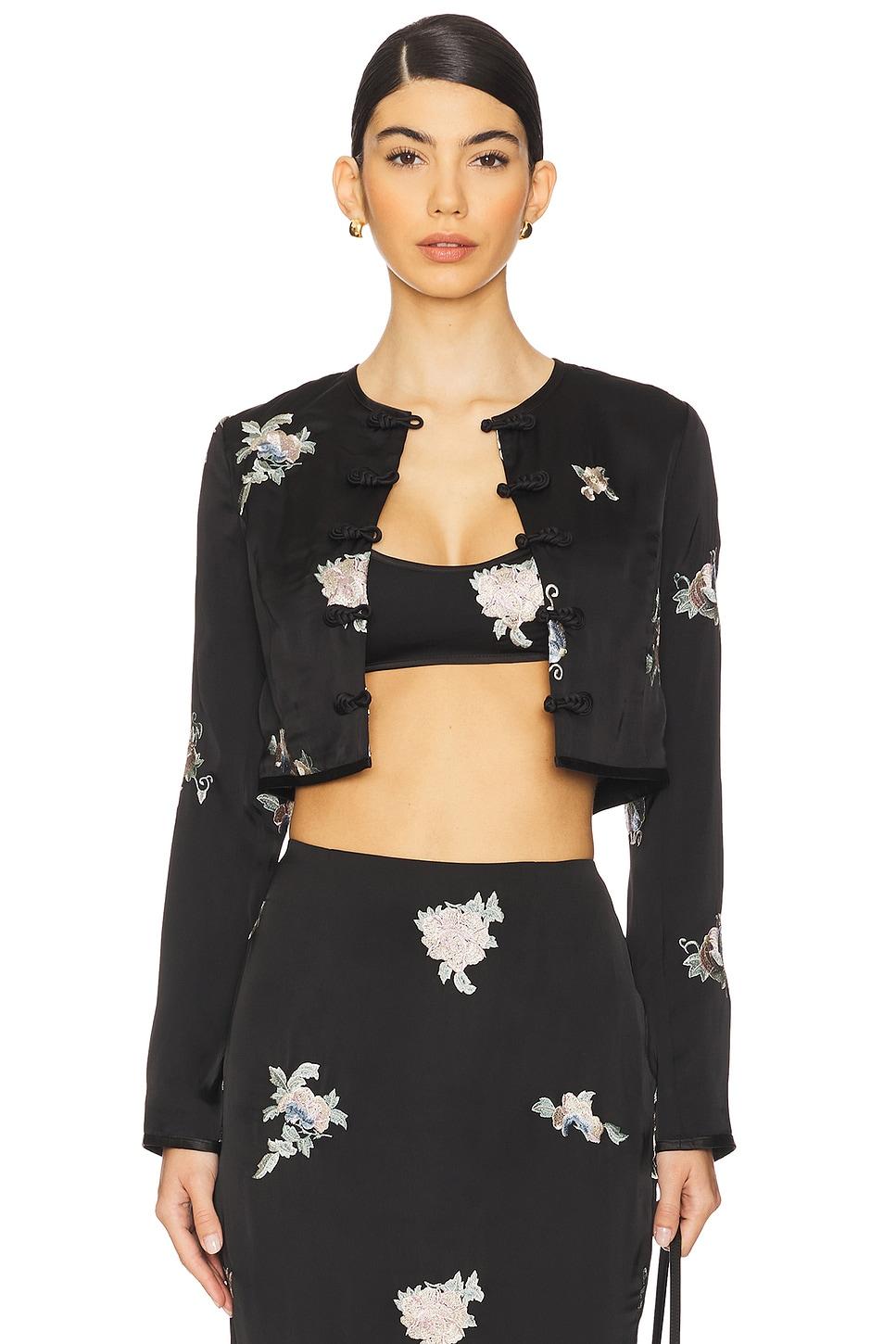 mira embroidered top