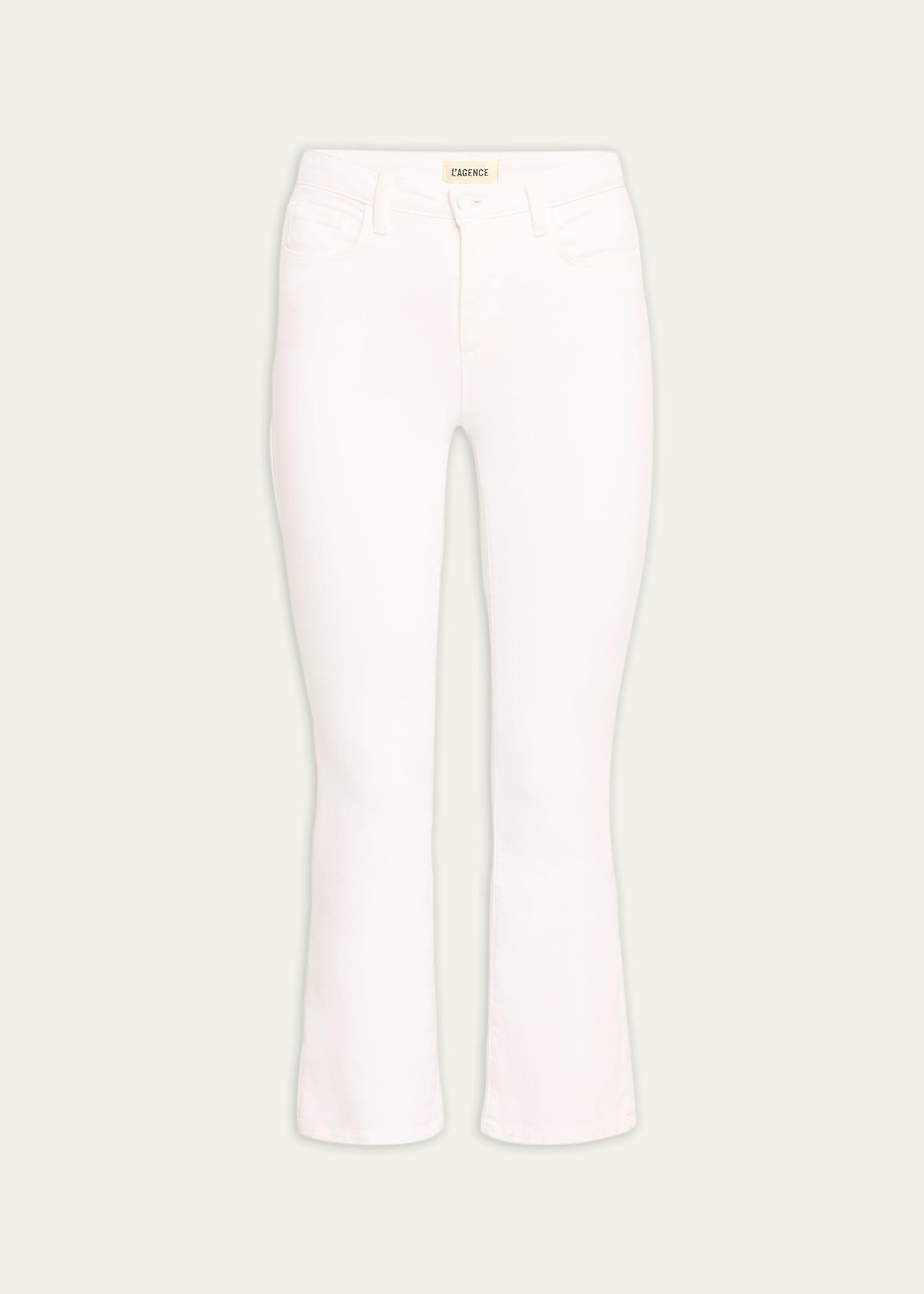 mira ultra high-rise crop micro bootcut jeans