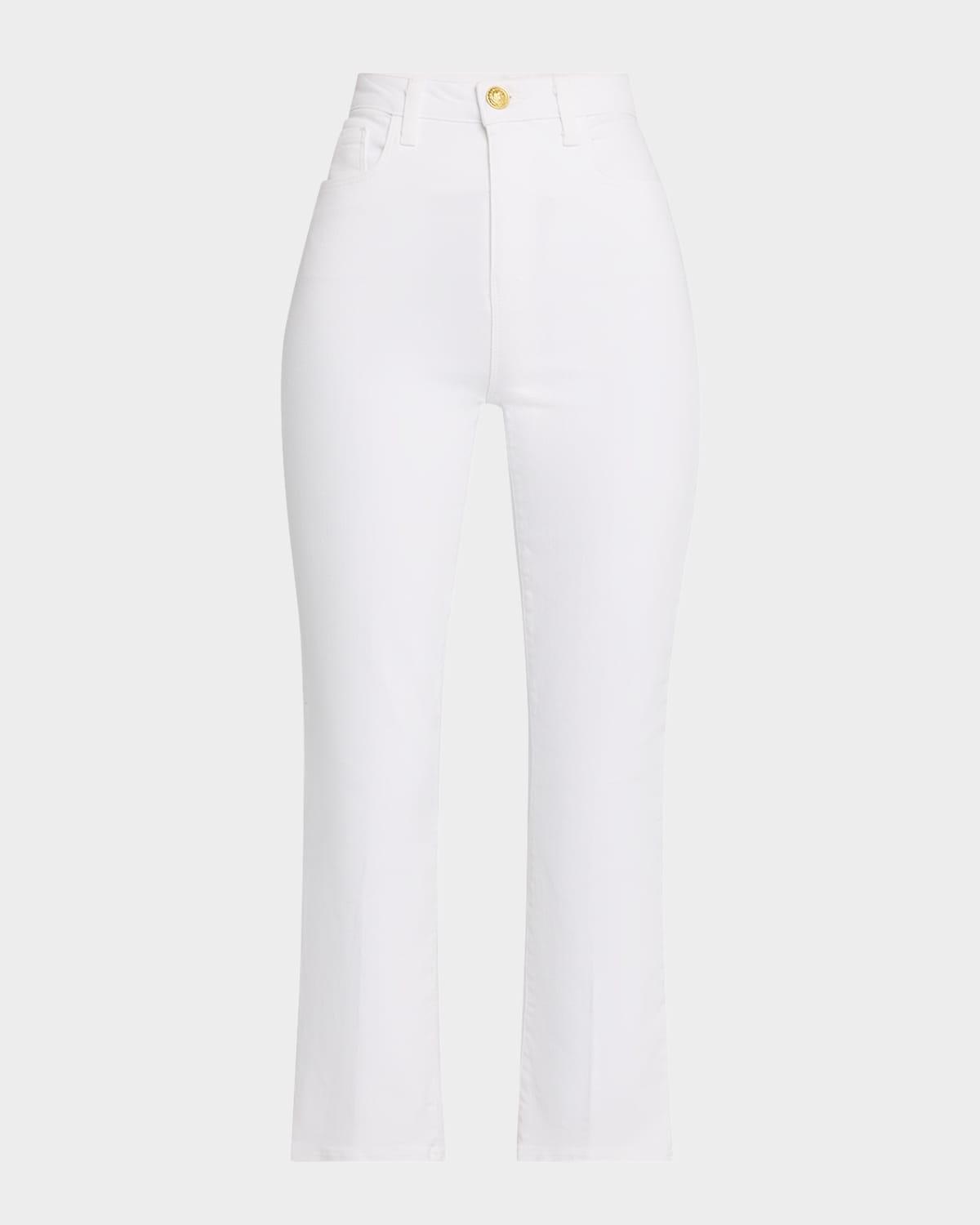 mira ultra high-rise crop micro bootcut jeans