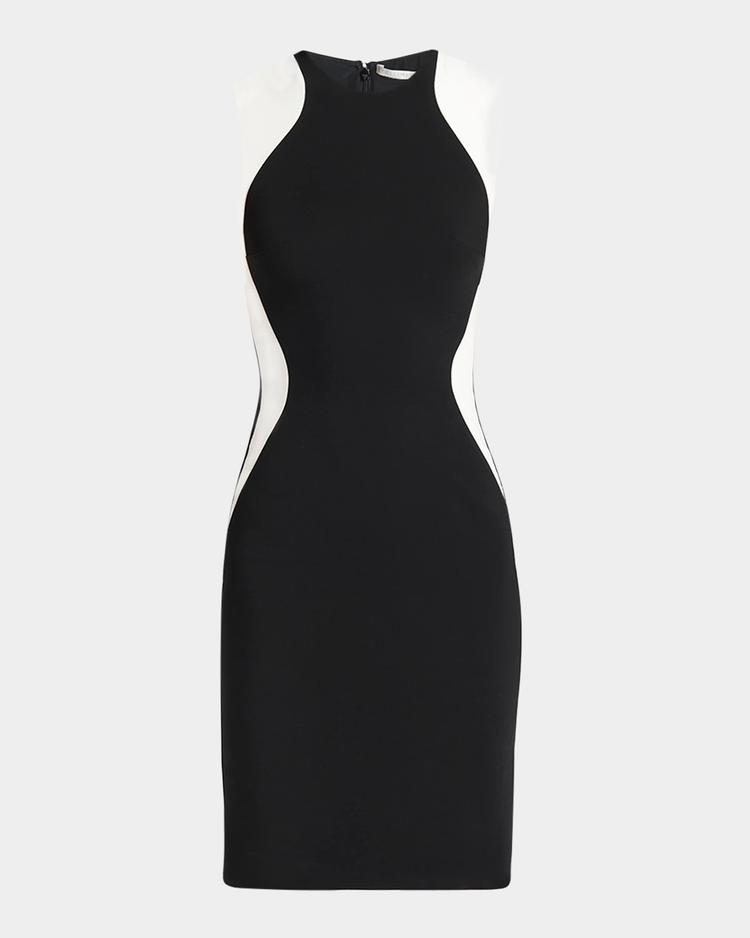 miracle colorblock mini dress