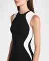 miracle colorblock mini dress