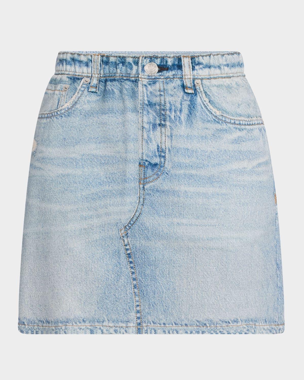 miramar terry mini skirt