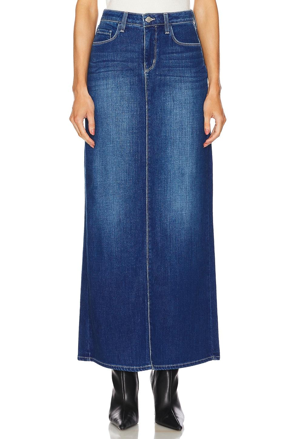 miriam denim maxi skirt