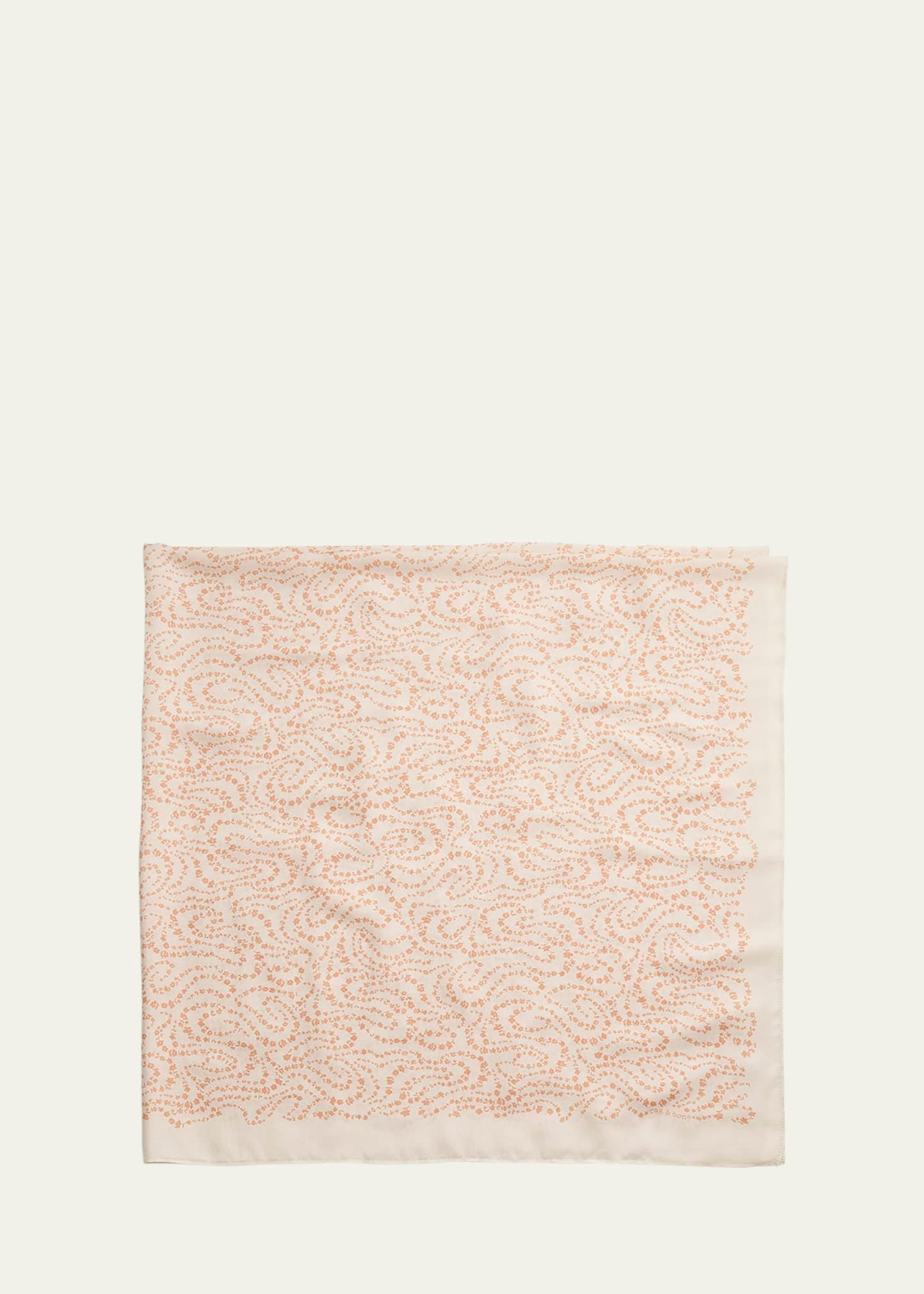 miriam floral silk-blend scarf