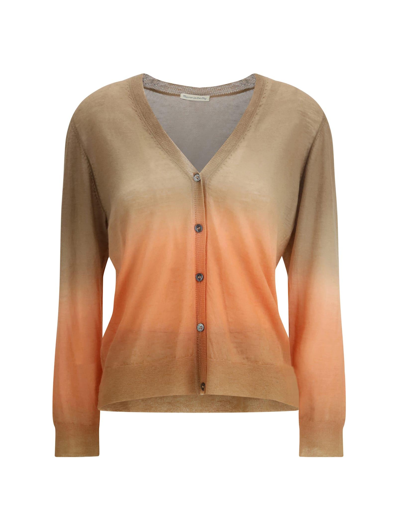 mirror in the sky gradient effect surya henley cardigan