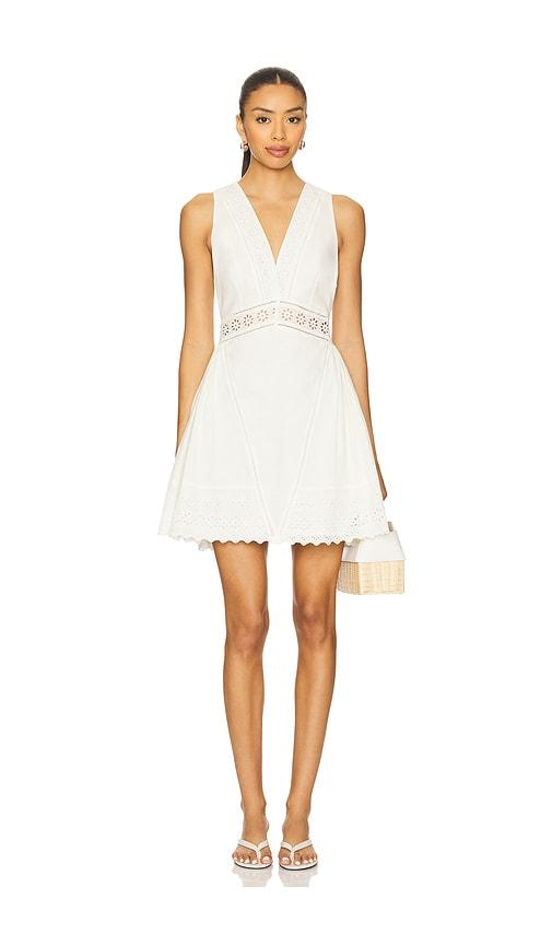 misa los angeles cicely dress in cream.