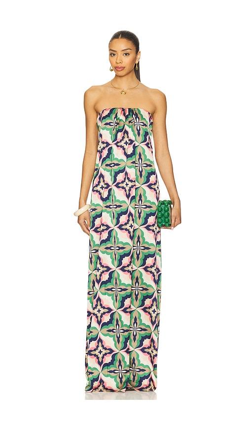 misa los angeles divina dress in green,purple.