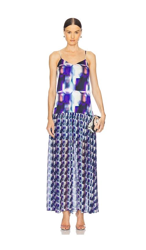 misa los angeles pauline dress in royal,blue.