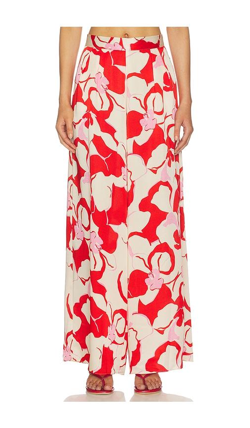 misa los angeles selena pant in red.