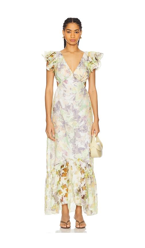 misa los angeles septima dress in green.