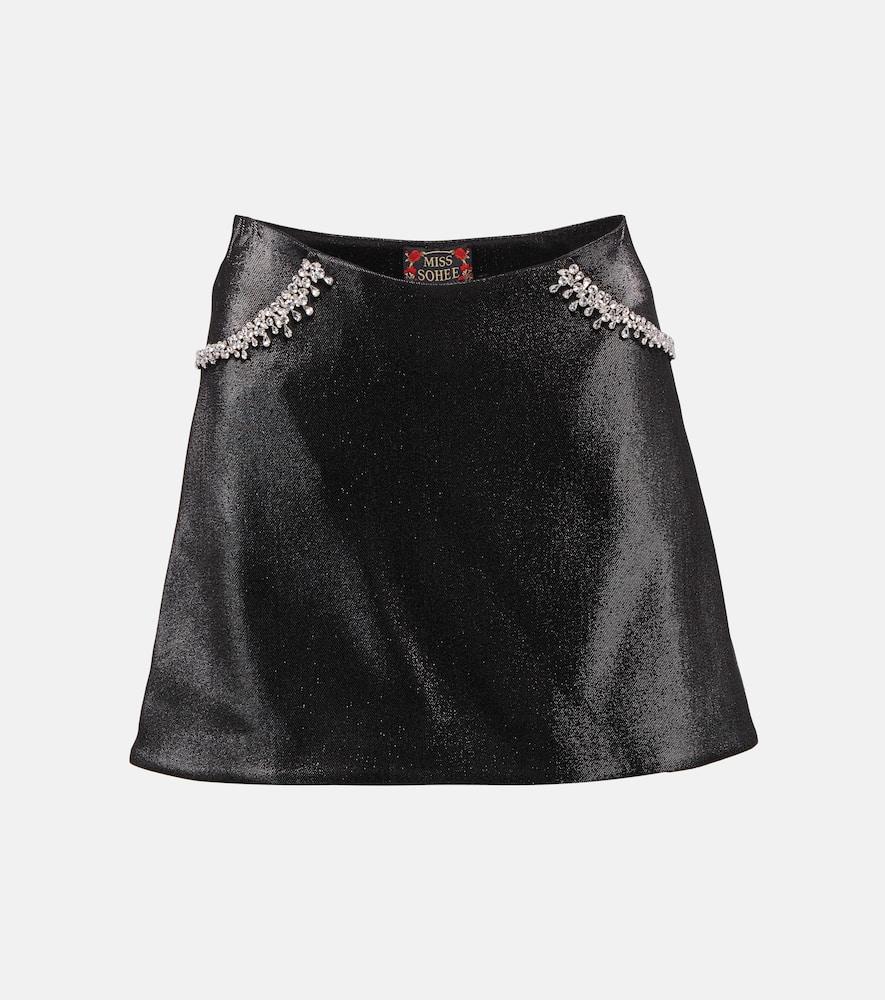 miss sohee embellished miniskirt