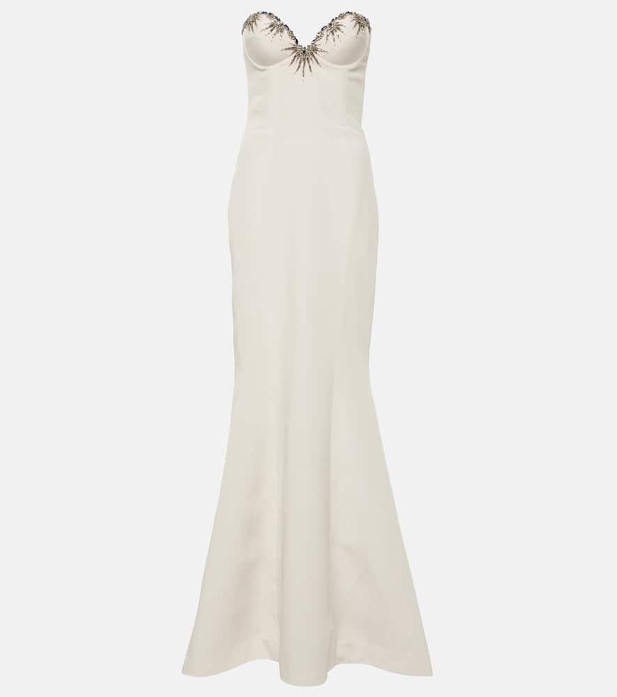 miss sohee iris embellished silk maxi dress