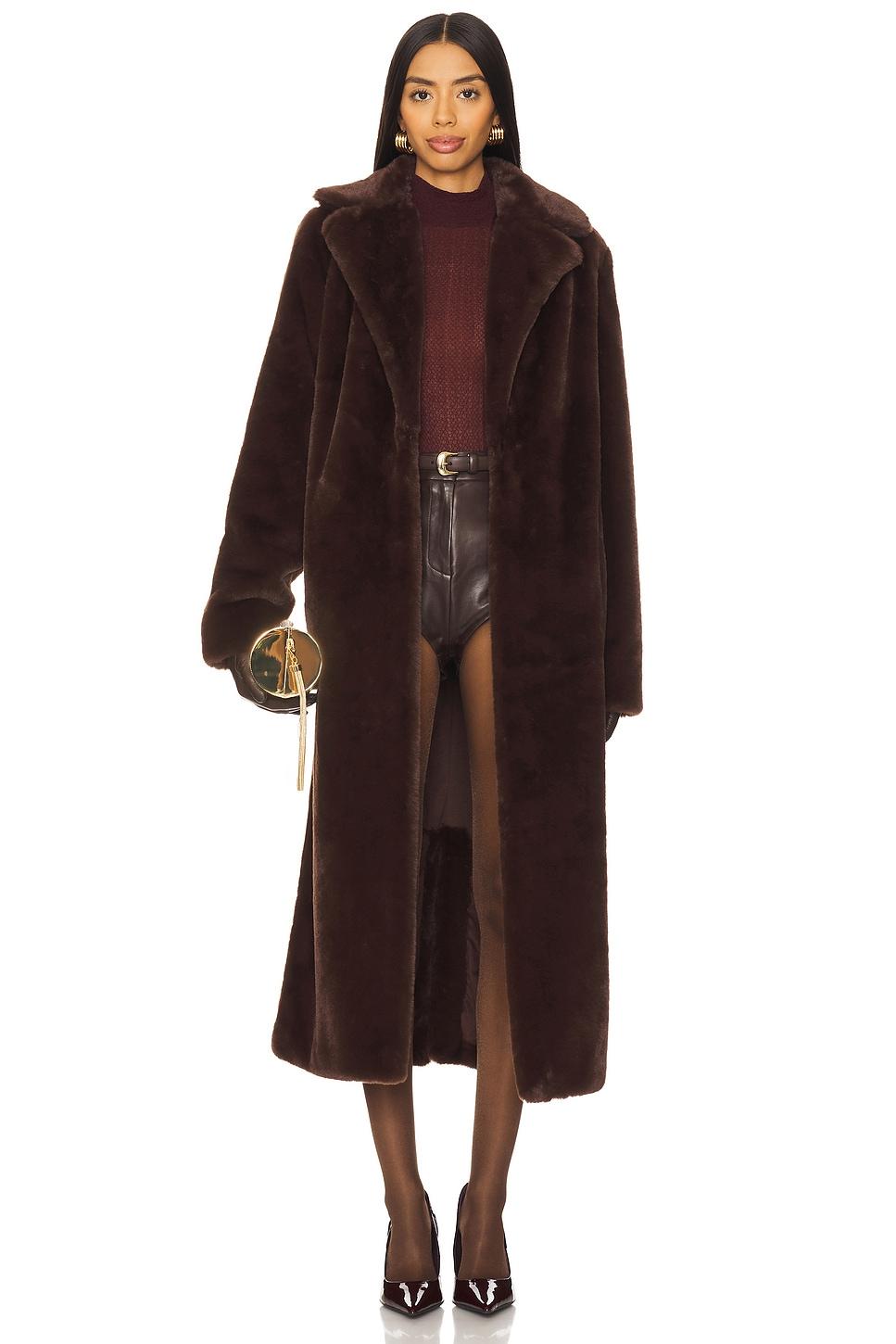 miss tiffy faux fur jacket