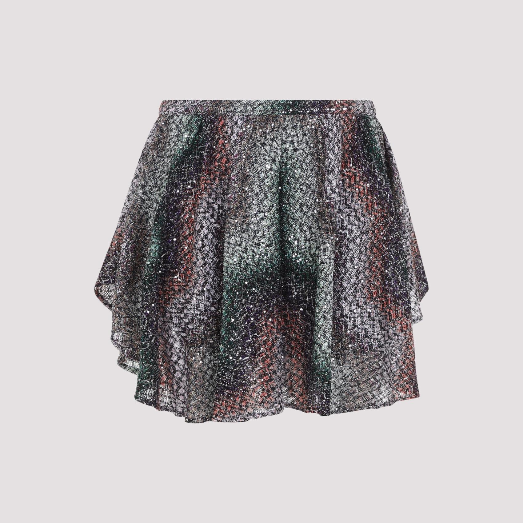 missoni caperdoni mini skirt multicolour - women