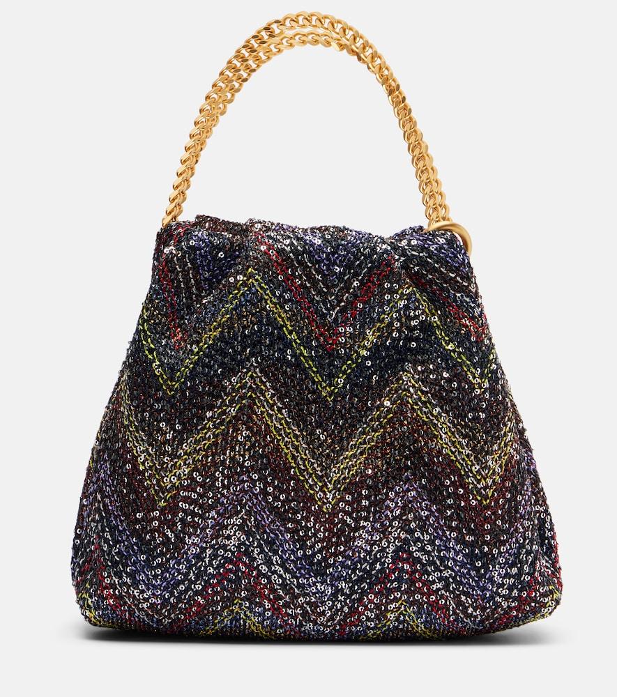 missoni caperdoni small embellished pouch