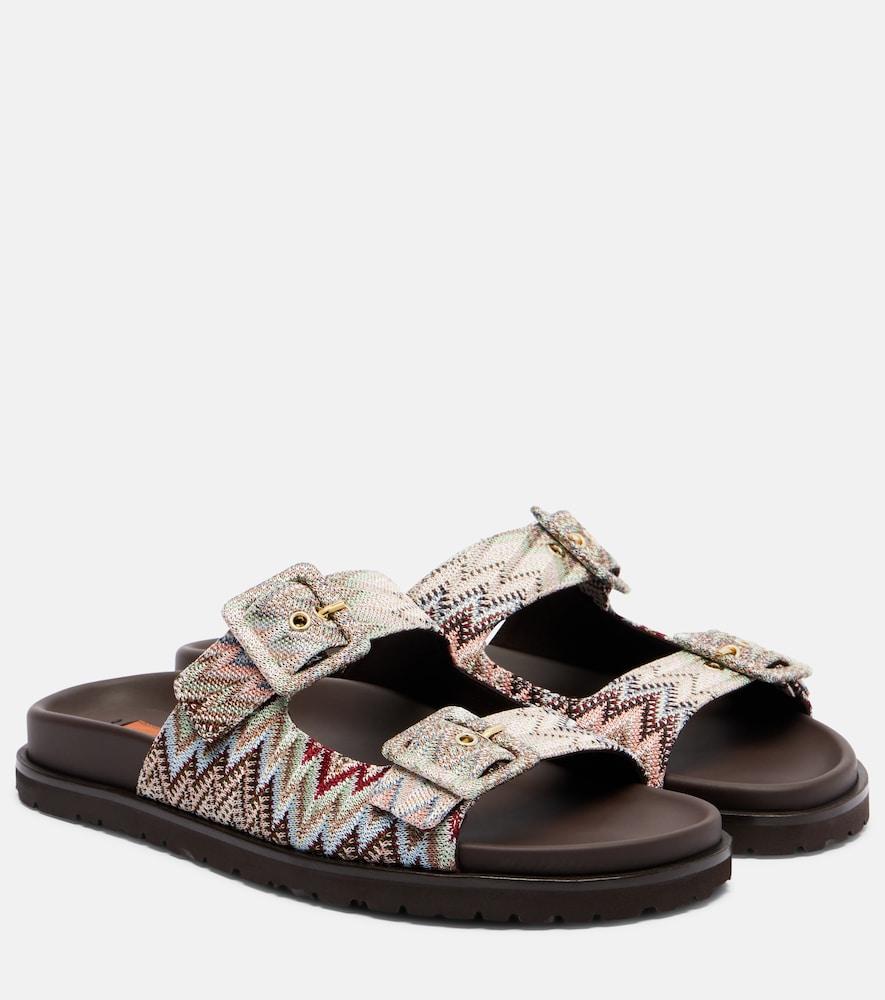 missoni clea zigzag sandals