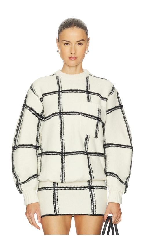missoni crewneck sweater in white.