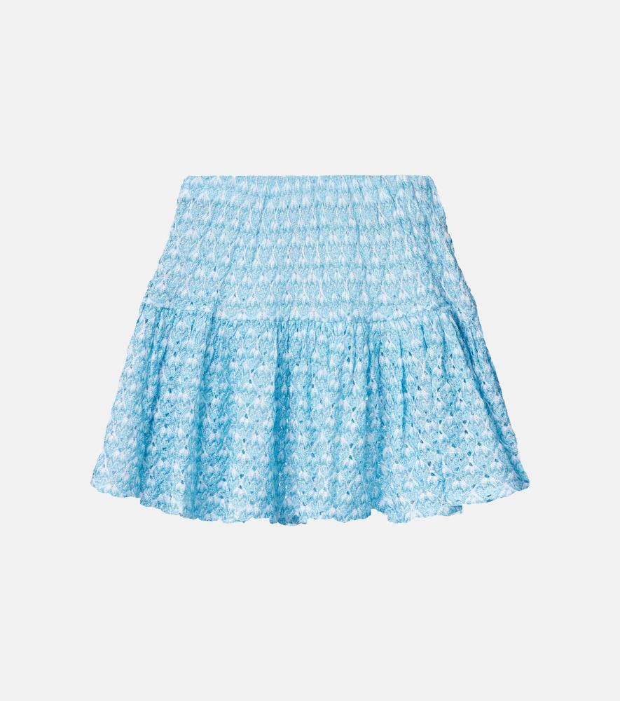 missoni crochet miniskirt