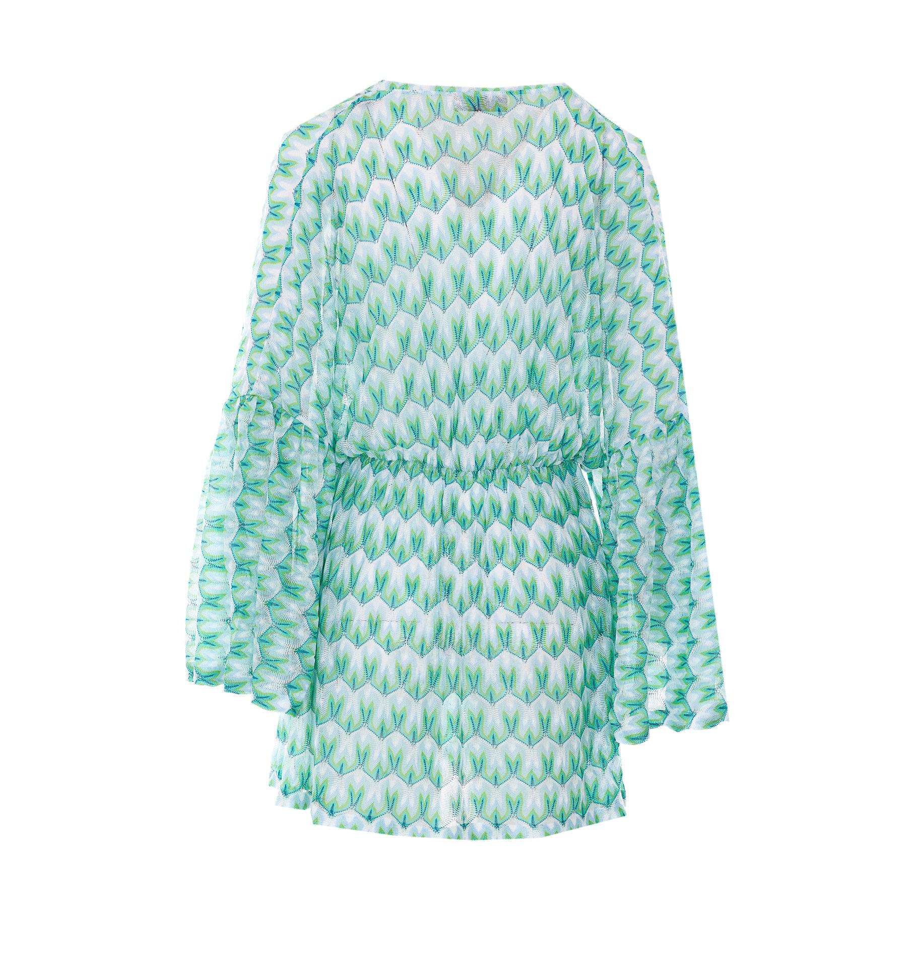 missoni dresses green viscose - women