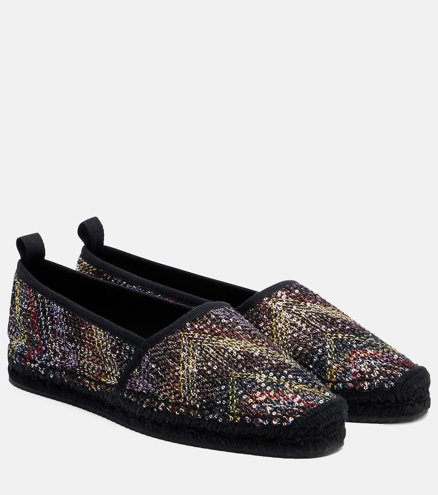 missoni elle sequined espadrilles